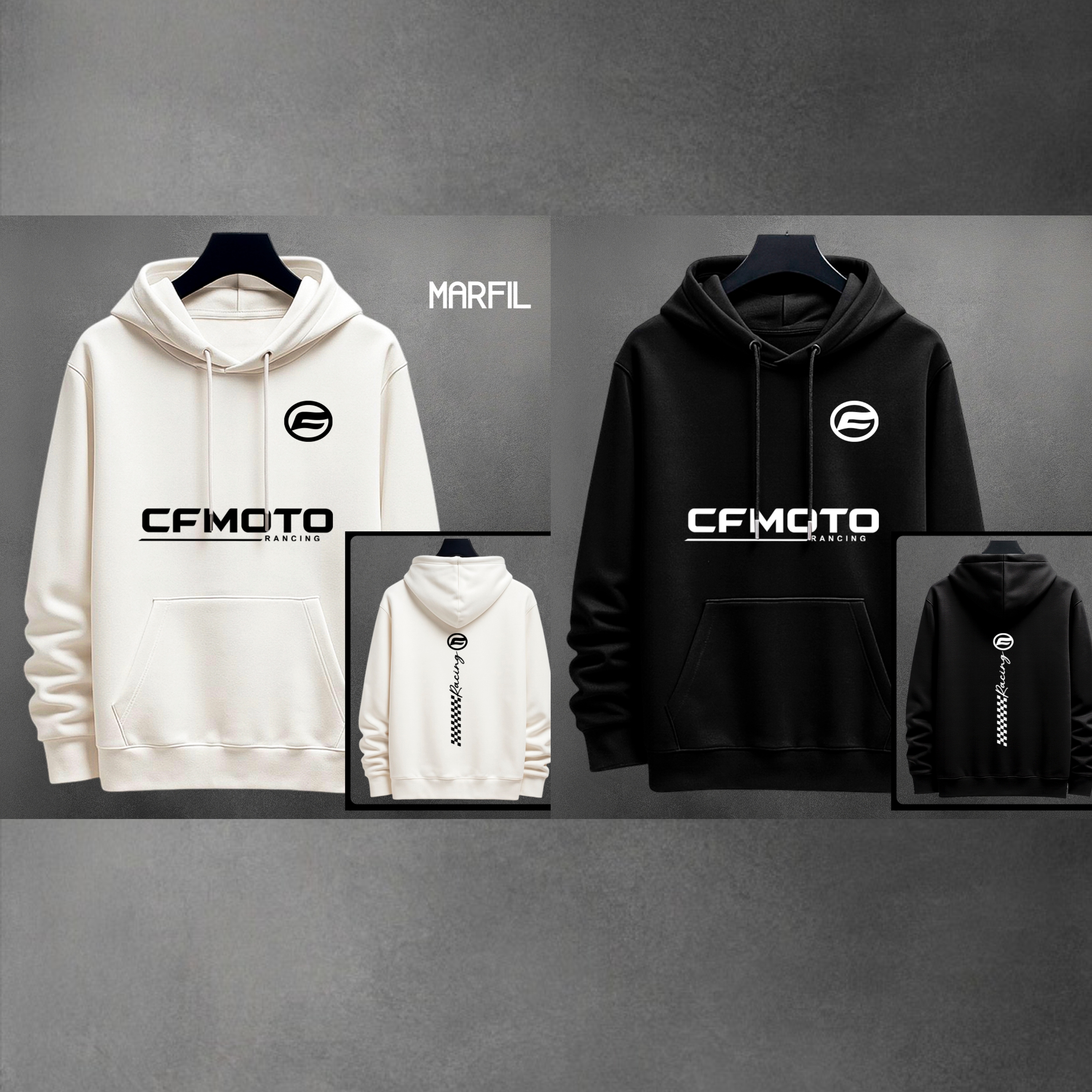 BUZO MOTO CF MOTO NEGRO